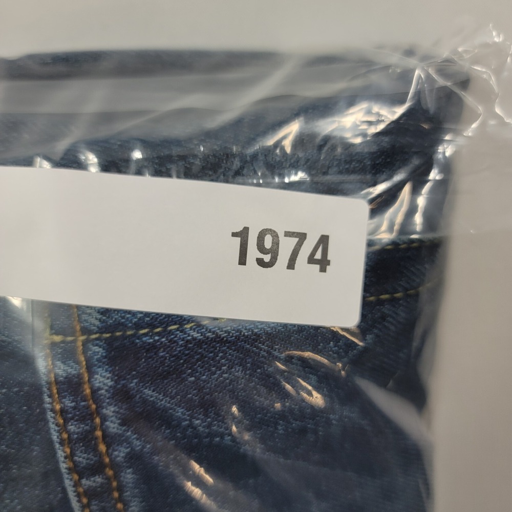 Polo Ralph Lauren Vintage 67‎ Jeans Mens 42x32 Blue Denim American Faded - Picture 14 of 14